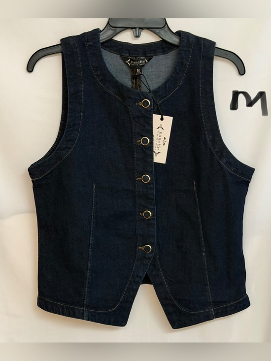 Nannette Jackets & Blazers - Nannette Dark Indigo Denim Vest